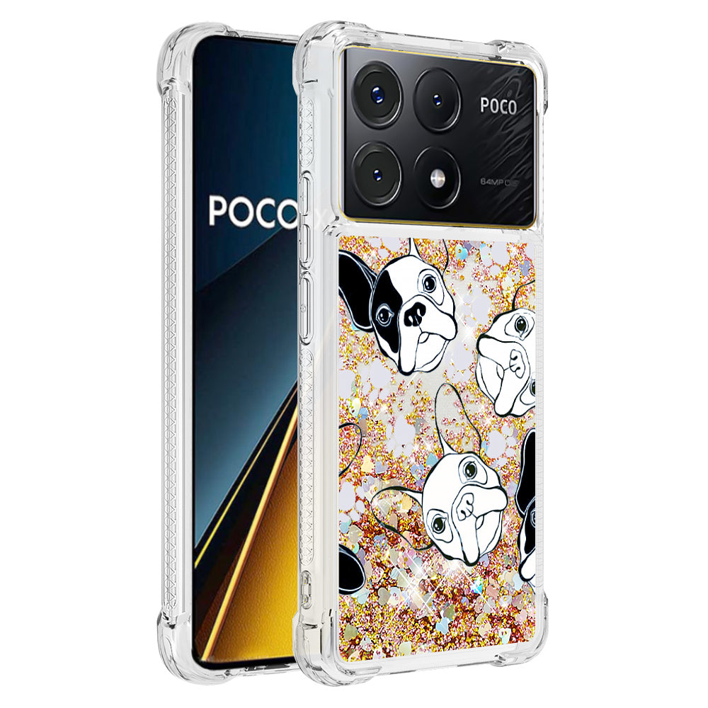 YB Quicksand Series-2 For Xiaomi Poco X6 Pro 5G / Redmi K70E 5G Case Pattern Printing TPU Cover YB Quicksand Series-2 For Xiaomi Poco X6 Pro 5G / Redmi K70E 5G Case Pattern Printing TPU Cover